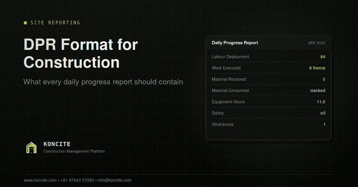 Effective Daily Progress Reports for Construction